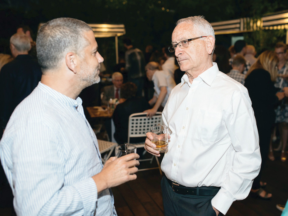 עמוס שוקל וינון מגל (צילום: בן קלמר)