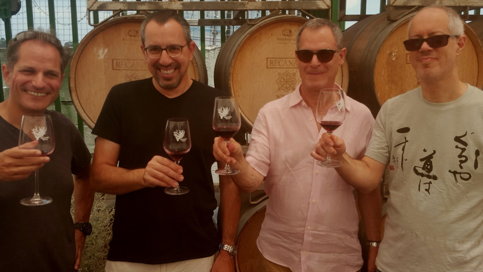 נועם יעקובי, לני רקנאטי, ניר כרמלי ואסף שלו. צילום: אורנה בן חיים