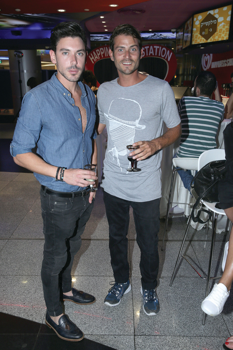 רז זלצרמן ואדריאנו חאובל. צילום: אביב חופי