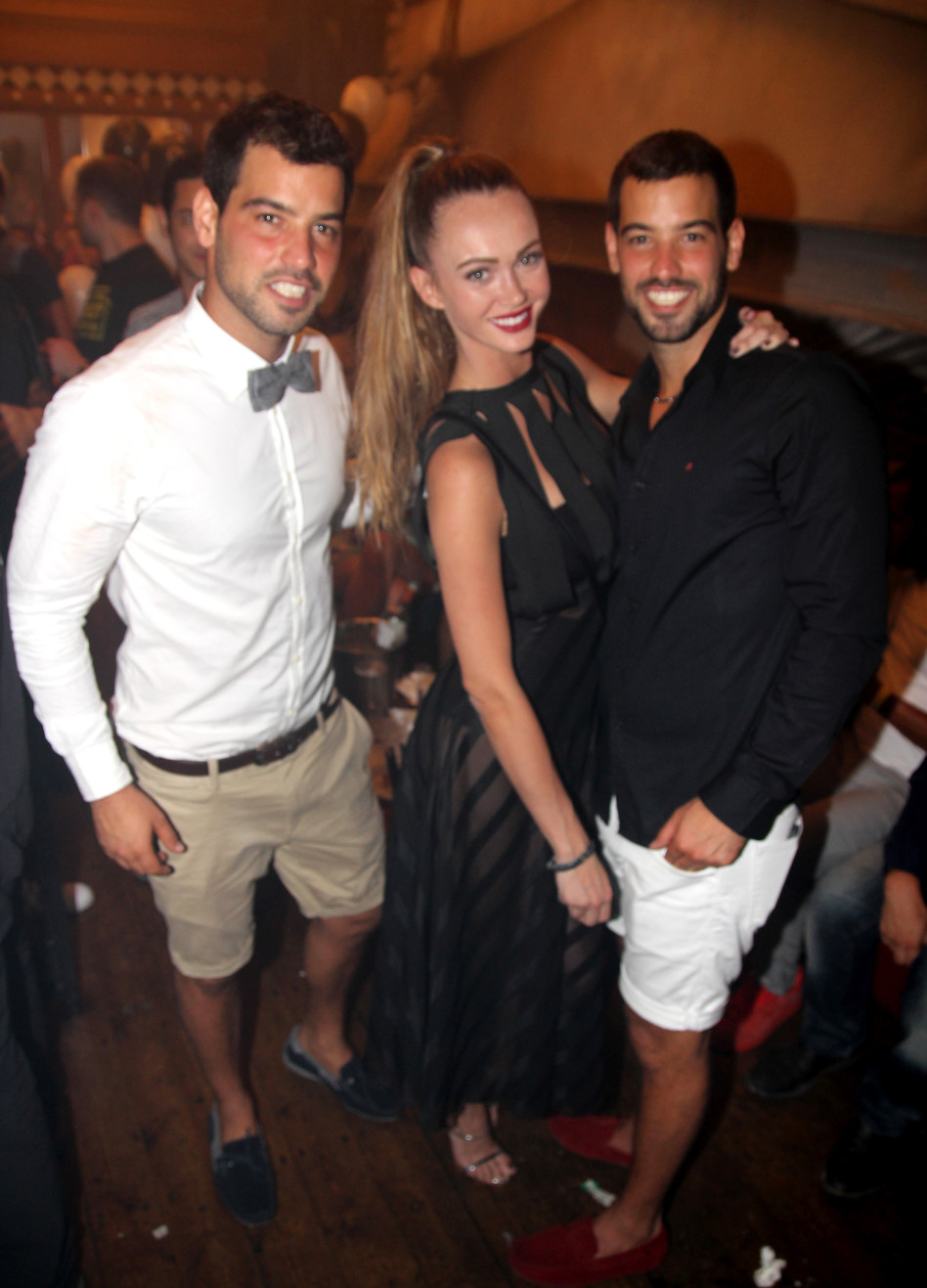 מצליחה להבדיל? קסניה טרנטול, עמרי ורועי בן נתן (צילום: אור גפן)