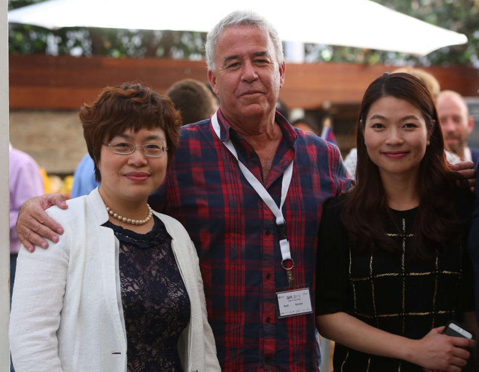 זואולינג קאו, רפי קסטן ושרי וואנג (צילום: דרור סיתהכל)