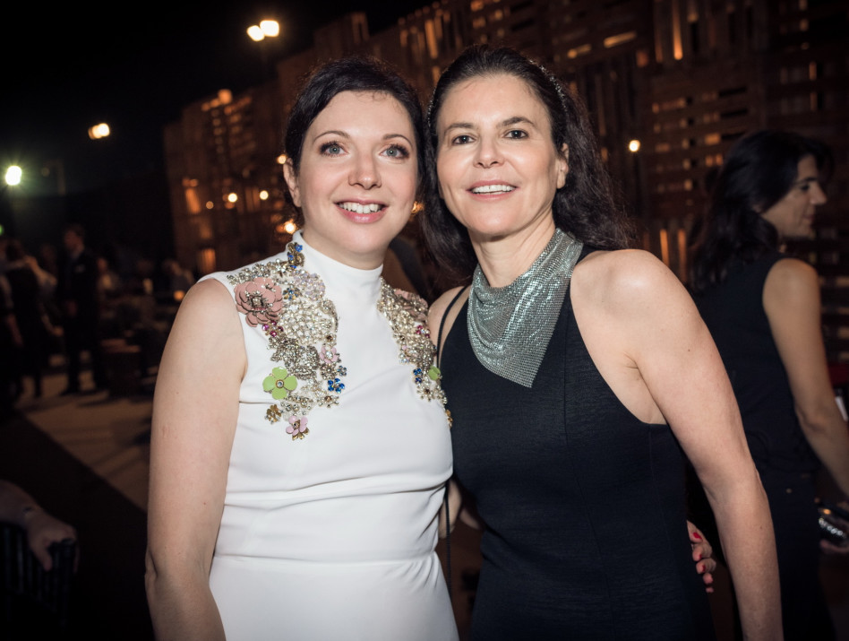 עפרה שטראוס ואירינה נבזלין. צילום: ללא קרדיט