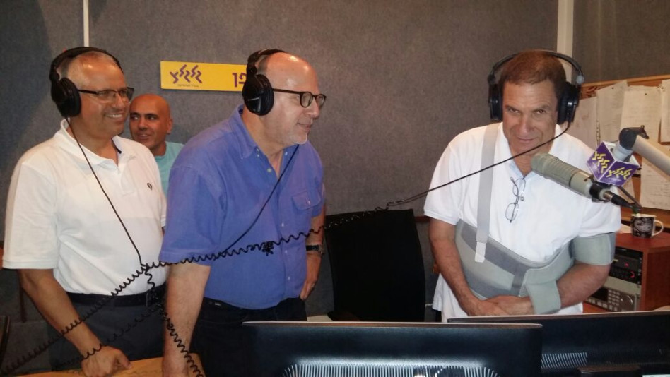 יפתח רון טל, ירון דקל ואורן הלמן (צילום: יוסי וייס, חברת חשמל)