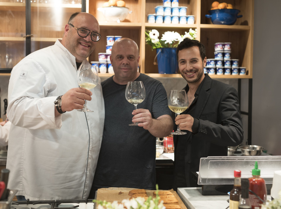 ליאור דובדבני, אלי איצקין ומושיק רוט (צילום: אנטולי מיכאלו)