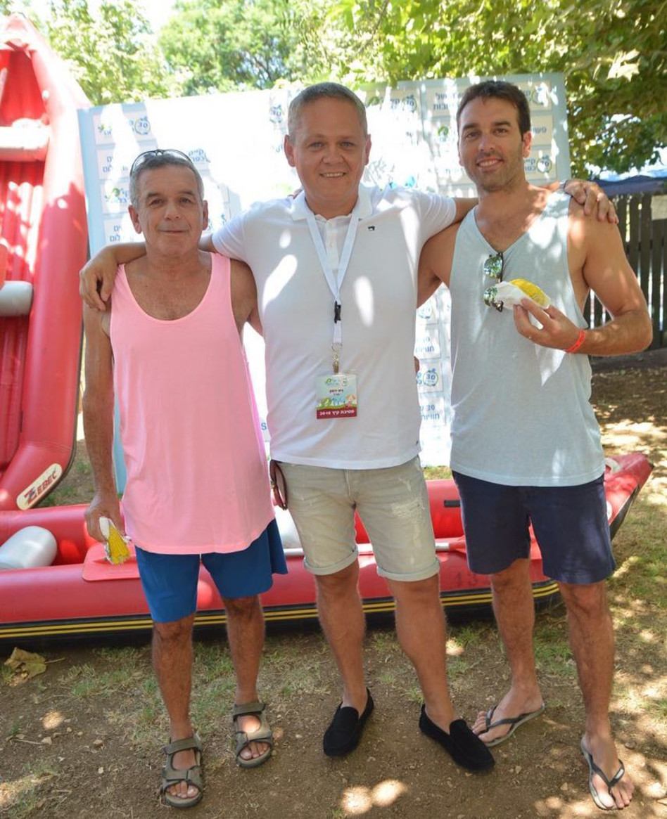 גל רז, גיא ירמק ועמית רז (צילום: שגב דהן)