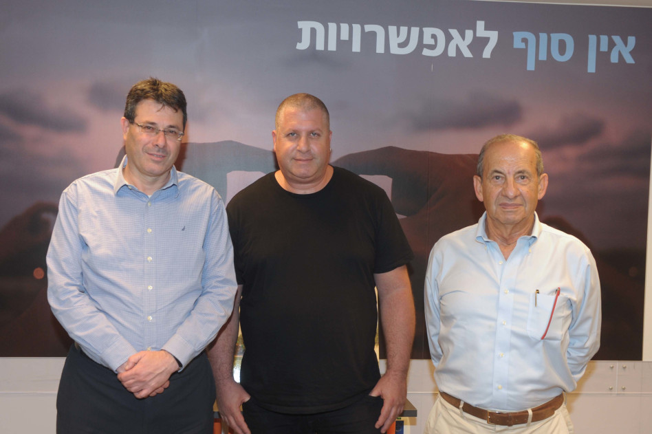משה וידמן, ערן ויינרטרוב ואלדד פרשר (צילום: אבשלום שושני)