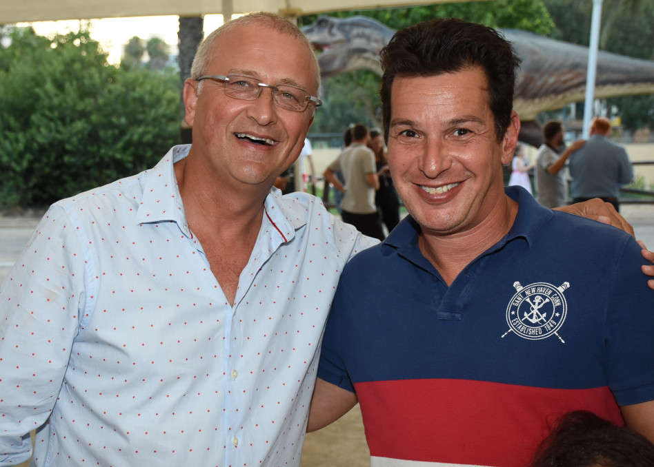 ארץ אלוביץ ודודי ברקוביץ' (צילום: אביב חופי) 