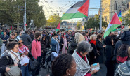 הפגנה פרו פלסטינית בברן, שוויץ (צילום: רויטרס)
