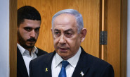 בנימין נתניהו בבית המשפט (צילום: ראובן קסטרו, פלאש 90)