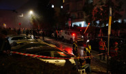 זירת הנפילה ברחובות, התקיפה האיראנית (צילום: דובר צה"ל)
