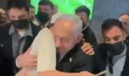 בנימין נתניהו במסעדה בבאר שבע (צילום: צילום מסך)