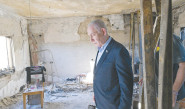 ביקור נתניהו בניר עוז (צילום: קובי גדעון לע"מ)