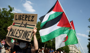 הפגנה פרו פלסטינית בצרפת (צילום: REUTERS/Sarah Meyssonnier)