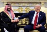 דונלד טראמפ ומוחמד בן סלמאן (צילום: רויטרס)