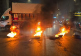  עימותים בביירות בעקבות הסכם עם ישראל (צילום: רשתות ערביות)