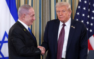 דונלד טראמפ, בנימין נתניהו (צילום: REUTERS/Jonathan Ernst)