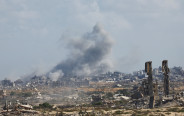 הרס בעזה (צילום: REUTERS/Mahmoud Issa)