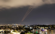 יירוט טילים איראניים (צילום: REUTERS/Amir Cohen)