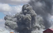 הפצצות אינטנסיביות במזרח רפיח  (צילום: רשתות ערביות)