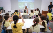כיתה בבית ספר גבריאלי-הכרמל בתל אביב (צילום: אבשלום ששוני)