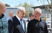 בנימין נתניהו, רונן בר (צילום: קובי גדעון, לע"מ)