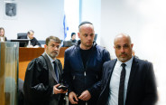 אלי פלדשטיין בבית המשפט (צילום: יהושוע יוסף)