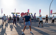 הרקדות לטיניות בנמל תל אביב (צילום: חיים יפים)