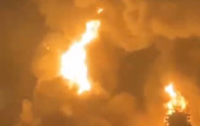 התקיפות בתימן (צילום: רשתות ערביות, שימוש לפי סעיף 27 א')