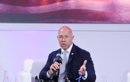 בריאן מאסט בכנס ג'רוזלם פוסט השנתי בניו יורק (צילום: מרק ישראל סלם)
