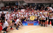 הפועל ראשון לציון אלופת המדינה בכדוריד 2024/25 (צילום: אתר רשמי, הדר ואן קולא, איגוד הכדוריד)