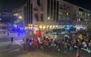 מחאת תמיכה בגלי בהרב-מיארה (צילום: אבשלום ששוני)