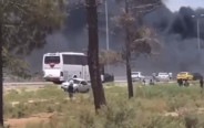 תקיפות באיראן (צילום: רשתות חברתיות ערביות)