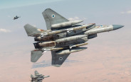 מטוסי הקרב של חיל האוויר בדרכם לגלי התקיפות באיראן (צילום: דובר צה"ל)