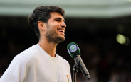 קרלוס אלקראס טניסאי ספרדי (צילום: GettyImages, Shi Tang)