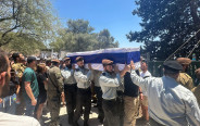 ארונו של סרן רעי בירן ז"ל בבית העלמין בנהלל (צילום: ללא)