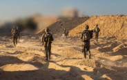 פעילות כוחות צוות הקרב של חטיבה 7 בצפון רצועת עזה (צילום: דובר צה"ל)