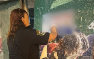 צו סגירה לאתר בנייה בגבעתיים (צילום: דוברות המשטרה)