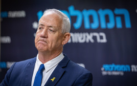 בני גנץ (צילום: נועם ריבקין פנטון, פלאש 90)