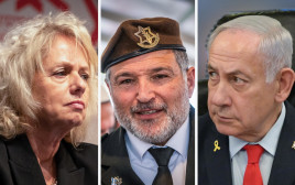 בנימין נתניהו, דוד זיני, גלי בהרה מיארה (צילום: שיר תורם פלאש 90,אריה לייב אברמס פלאש 90,מעיין טואף, לע"מ)