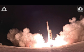 שיגור לווין אופק 19 (צילום: מולטימדיה מפא״ת, משרד הביטחון)