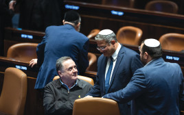 עמיחי אליהו, איתמר בן גביר, ישראל כץ (צילום: חיים גולדברג, פלאש 90)