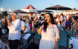 חגי תשרי בנמל תל אביב (צילום: מולי גולדברג)