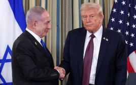 דונלד טראמפ, בנימין נתניהו (צילום: REUTERS/Jonathan Ernst)