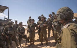הרמטכ"ל, רא"ל אייל זמיר ברצועת עזה (צילום: דובר צהל)