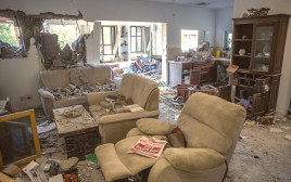 בית בקיבוץ בארי לאחר הטבח (צילום:  אריק מרמור, פלאש 90)