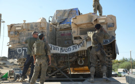 כוחות צה"ל מתפנים מרצועת עזה  (צילום: דובר צהל)