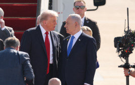 בנימין נתניהו, דונלד טראמפ (צילום:  JACK GUEZ/AFP)