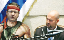 רמבו בכנסת (צילום: איור: אורי אינקס)