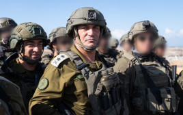 הרמטכ"ל אייל זמיר בהערכת מצב באוגדת עזה (צילום: דובר צה"ל)