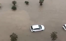 הצפות ביבנה (צילום: שימוש לפי סעיף 27א')